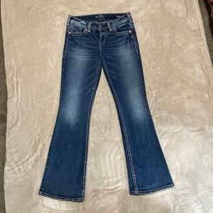 Silver Jeans Co. Suki Mid Boot Jeans, Size W28/L31